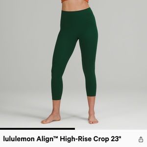 Lululemon Align High Rise crop